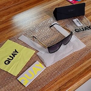 QUAY Unisex No Curfew 53mm Polarized Sunglasses